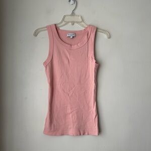 Michael Stars Paloma Pink Cotton Tank Top XS